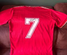 Kenny Dalglish signed Liverpool jersey