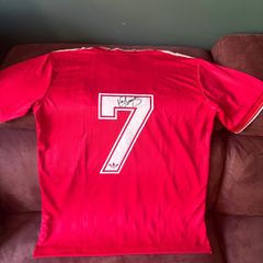 Kenny Dalglish signed Liverpool jersey
