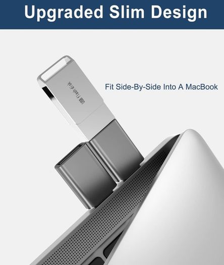 USB to USB C Adapter 3 Pack,USB C Male to USB A 3.0 Female Adapter,Type C Thunderbolt 4 OTG Converter for Apple MacBook Pro Air,Mac Book,iPad 10 Air 5 Mini 6,Samsung S20 S21 S22 S23,Tab S8