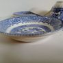vintage willow cups, saucers and bowl, blue willow cups Image 9