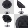 Armchair Variety of Colours Height-Adjustable Synthetic Leather Club Armchair Cocktails Image 5