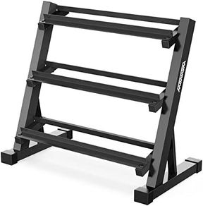 3 Tier Dumbbell Rack Home Gym Dumbbell Storage Stand Weights Storage Rack for Dumbbells