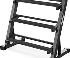 3 Tier Dumbbell Rack Home Gym Dumbbell Storage Stand Weights Storage Rack for Dumbbells