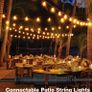 120FT Festoon Lights Outdoor, Garden Patio String Lights Mains Powered, 2200K Warm White, ST38 Waterproof LED String Lights with 62 Plastic Vintage Bulbs for Backyard Party Wedding (FREE POSTAGE) Image 2
