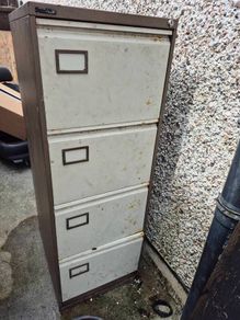 4 drawer metal cabinet