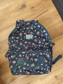 Genuine Superdry Outdoor Originals Floral Backpack - Good Condition