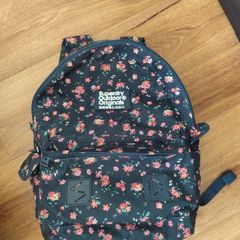 Genuine Superdry Outdoor Originals Floral Backpack - Good Condition