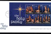 1999 Guernsey Christmas Wood Carvings by Denis Brehaut from Notre Dame Church Miniature Sheet Commemorative Stamps Official First Day Cover (FDC)