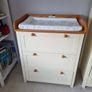 Baby changing table with drawers Image 2