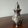 Vintage 3-Piece Cruet Set with Cobalt Blue Glass Image 7