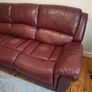 3 Seater recliner leather sofa Image 5