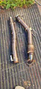 mk6 gti golf down pipe and decat