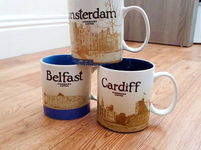 Starbucks City Mug Collection - Belfast, Amsterdam & Cardiff