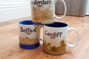 Starbucks City Mug Collection - Belfast, Amsterdam &amp; Cardiff