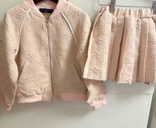 Girls Pink Jacket & Skirt Set 5/7yrs as new
