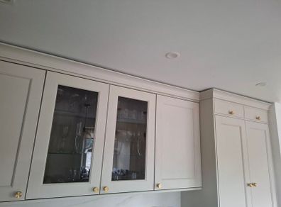 Cornices and plinth