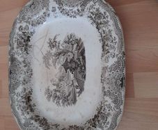 Antiques plates for the two