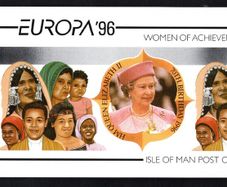 1996 Isle of Man Europa: Famous Women Commemorative Stamps Presentation Pack