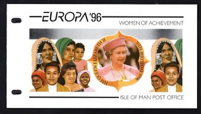 1996 Isle of Man Europa: Famous Women Commemorative Stamps Presentation Pack