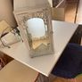 Lantern off-white metal frame Image 3