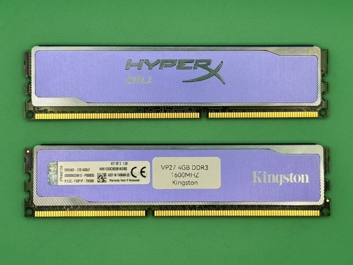 Kingston HyperX Blu 8GB (2x4GB) DDR3 1600MHz Desktop RAM Kit