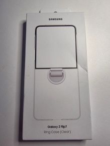 Samsung Galaxy Flip 7 Ring Case (Clear) - Brand New, Sealed