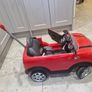 Mini Cooper Play Push Car Ride-On with Parental Handle - Red Image 5