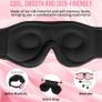 Sleep Headphones,3D SleepMask Bluetooth Sleeping Headphoens Built-in Comfortable HD Speakers for Side Sleeper Airplane,Cool TechGadgets Unique Christmas Birthday Gifts for Girls/Boys/Women/Mom/Adults MULTIPLE COLOURS AVAILABLE, SEE PHOTOS (FREE POSTAGE) Image 4