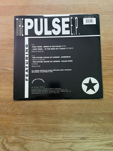 The Future Sound Of London / Indotribe - The Pulse 12" E.P. - 1991 Jumpin & Pumpin Records