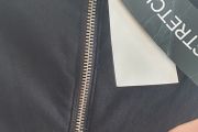H&amp;M Superstretch black leggings with zip-up waist - Sz 8UK - Bnwt