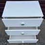 White 3 drawer locker Image 2