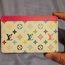 Authentic Louis Vuitton x Takashi Murakami 2025 Collection Cardholder in White Multicolour Image 2