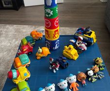 Paw patrol and toys