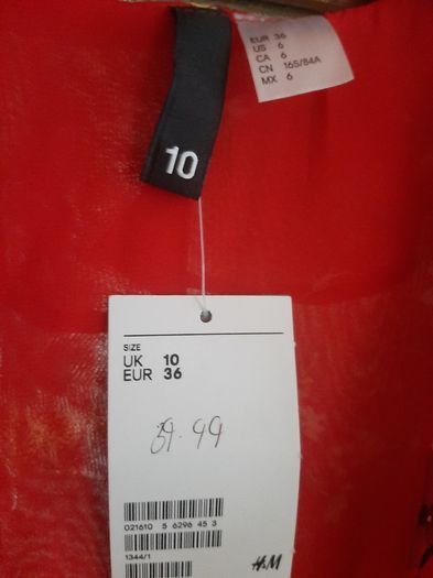 Brand New H&M Dress Size 10, Cost 39.99