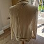cream and gold cardigan Image 4