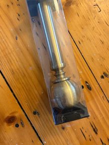 Brass curtain pole