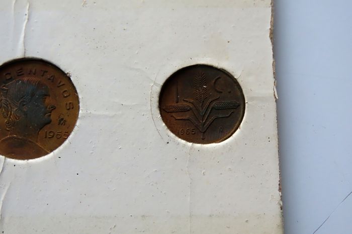 Mexico 1965 Set of 5 Coins Peso & Centavo Presentation Pack