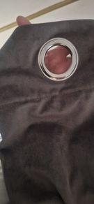 grey velvet curtains