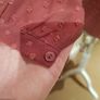 Zara dusky pink dobby blouse uk10 Image 3