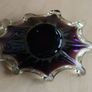 Newgrange purple inksplash glass candleholder bowl 22cm Image 7