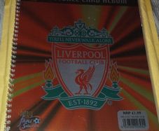 Rare Liverpool Football Club Futera 2000 Album + Cards