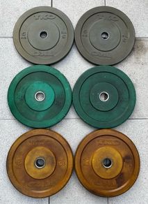 120kg Olympic bumper weight set