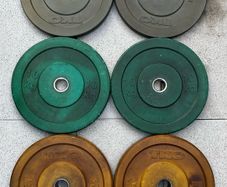 120kg Olympic bumper weight set