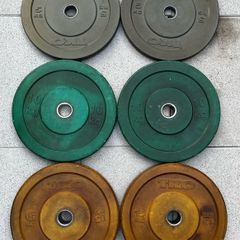 120kg Olympic bumper weight set