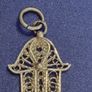Vintage Silver Filigree Pendant Image 3