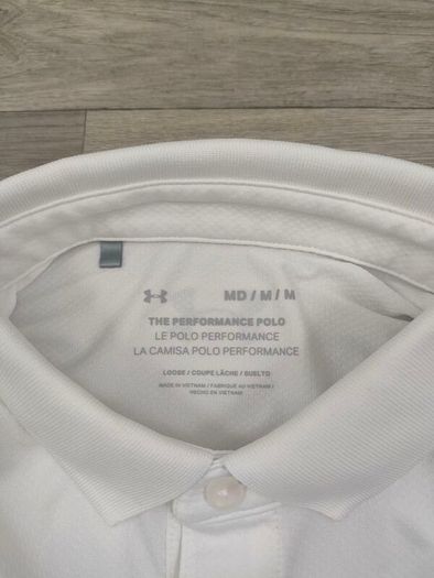 Under Armour Performance Golf Polo Shirt Mens Medium