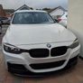 BMW F30 F31 F35 3 Series 2012-2017 Kidney Twin Grill Grille Gloss Black Dual Line Image 3