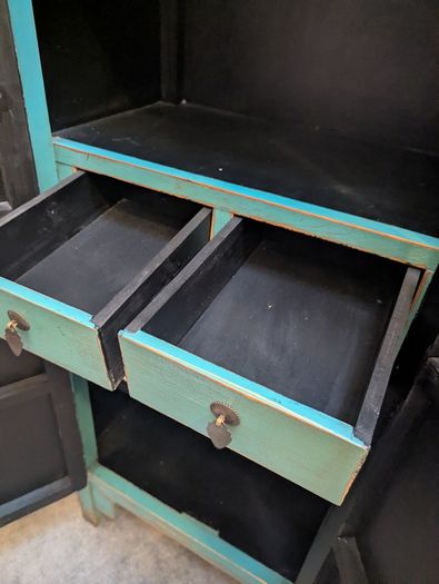 Turquoise Wedding Cabinet