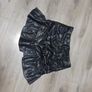 black leather look scrunched mini skirt from boohoo Image 2