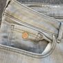 Scotch & Soda Jeans Mens 32x32 Light Gray Skim Skinny Slim Fit Stretch Denim Image 3